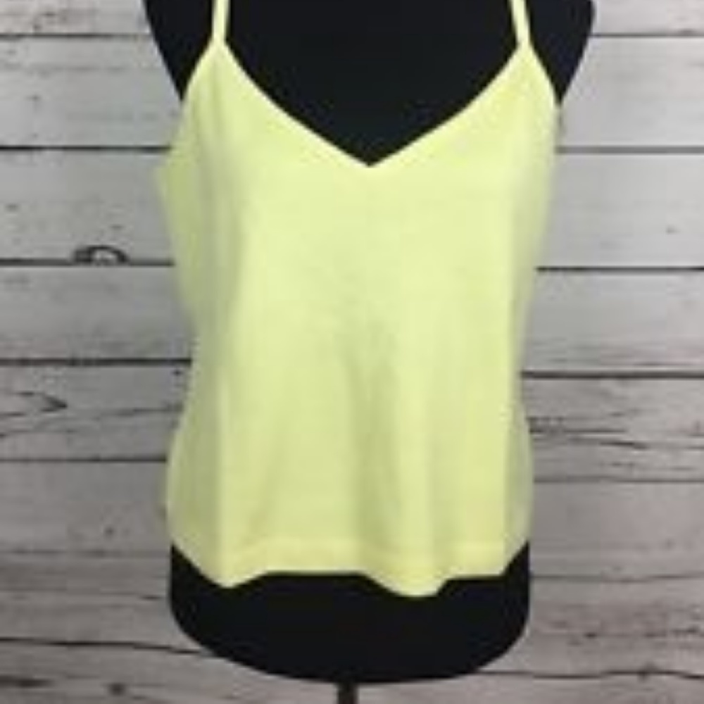 St. Johns Womens Large Santana Knit Citrus Yellow